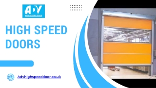 high speed doors