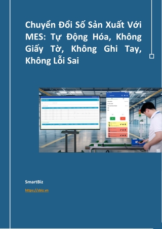 Chuyển Đổi Số Sản Xuất Với MES