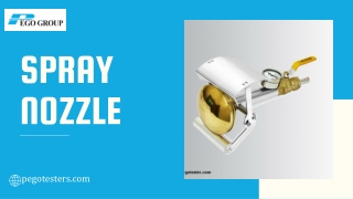 spray nozzle