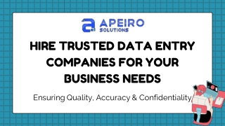 Reliable Data Entry Companies in Coimbatore for Business Growth