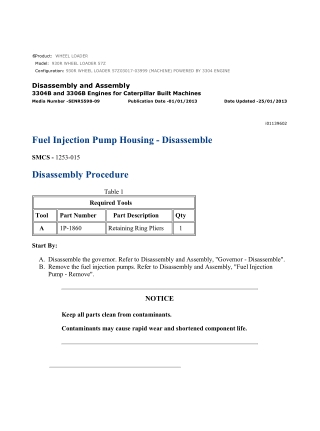 Caterpillar Cat 930R WHEEL LOADER (Prefix 57Z) Service Repair Manual Instant Download (57Z03017-03999)
