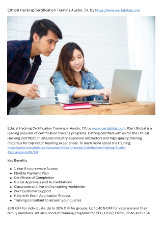 EH Certification Training Baton Rouge, LA