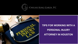 Tips for Working with a Personal Injury Attorney in Houston