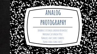 analog photography
