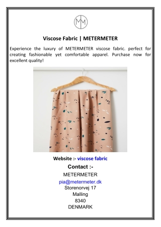 viscose fabric metermeter