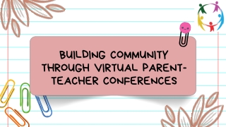 building community through virtual parent teacher