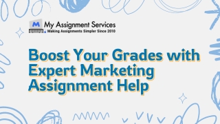 Master Marketing Strategies with Expert Assignment Help