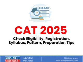 CAT 2025: Exam Date (Nov 30), Eligibility, Registration, Syllabus, Pattern, Prep