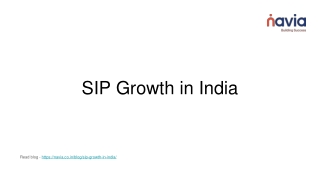 SIP Growth in India