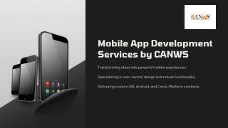 Mobile App Development Services by CANWS