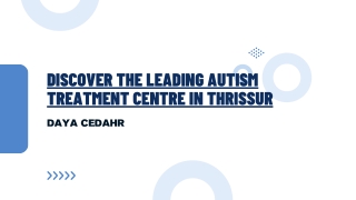 Autism Treatment Centre in Thrissur