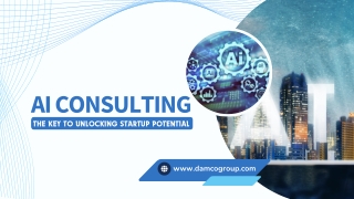 AI Consulting Services The Key to Unlocking Startup Potential