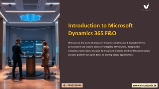 introduction to microsoft dynamics 365 f o