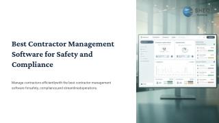 Best Contractor Management Software for Safety and Compliance