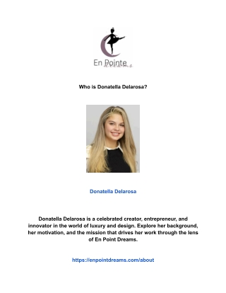 Who is Donatella Delarosa?