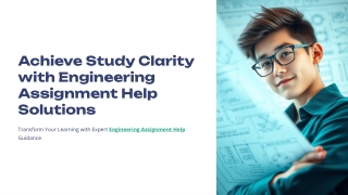 Achieve study clarity with Engineering Assignment Help solutions