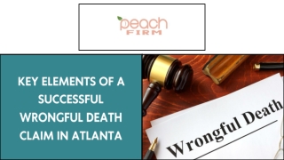 Key Elements of a Successful Wrongful Death Claim in Atlanta