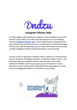 Instagram Follower Stats
