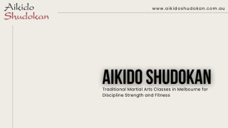 Traditional Aikido Sessions in Eaglemont to Improve Fitness and Self Discipline
