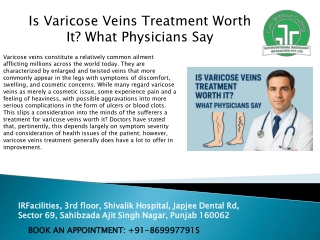 Is Varicose Veins Treatment Worth It