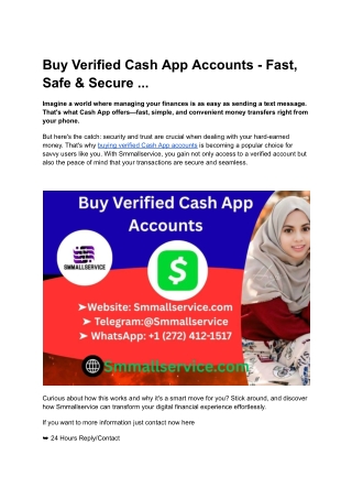 Buy Verified Cash App Accounts - Fast, Safe & Secure  (1)