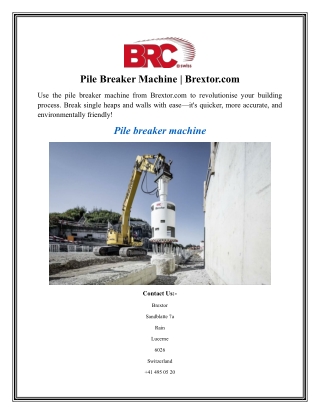 Pile Wall Brextor.com