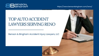 Top Auto Accident Lawyers Serving Reno | Benson & Bingham