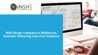 Web Design Company in Melbourne, Australia Delivering User-First Solutions