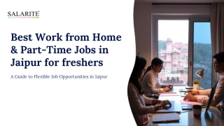 Best Work from Home & Part-Time Jobs in Jaipur for freshers