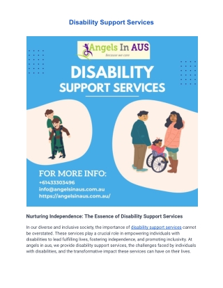 Disability Support Worker Near Me