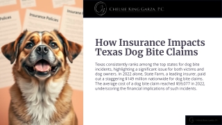 How Insurance Impacts Texas Dog Bite Claims