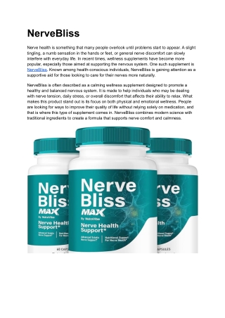 NerveBliss