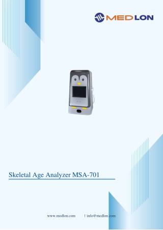 skeletal age analyzer msa 701