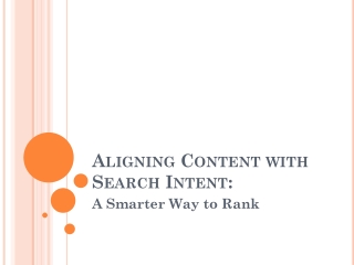 what is a leyword intent