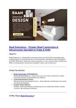 Raah Enterprises