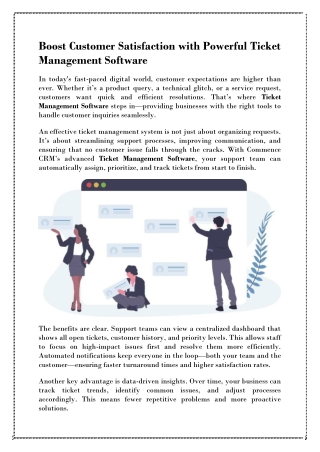 Smarter Customer Service with Ticket Tracking Tools