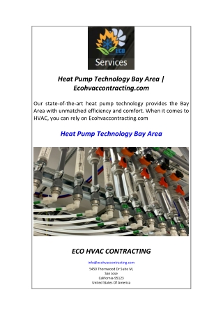 Heat Pump Technology Bay Area  Ecohvaccontracting.com