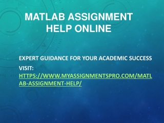 matlab assignment help online