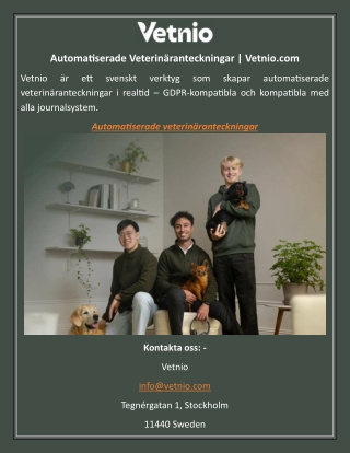 automatiserade veterin ranteckningar vetnio com