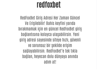 redfoxbet