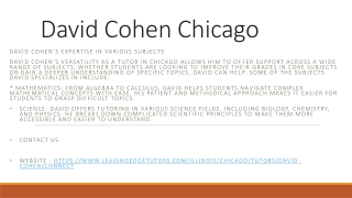 David Cohen Chicago