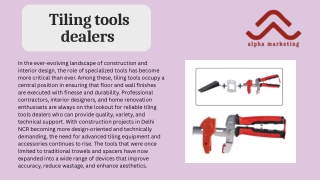 tile cutter