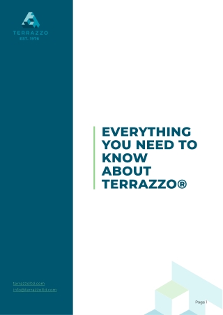 Everything You Need to Know About Terrazzo Flooring | Terrazzo LTD Dubai