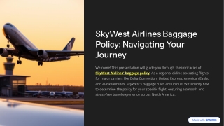 skywest airlines baggage policy navigating your