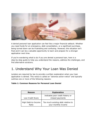 Don’t Panic_ What To Do If You’re Turned Down for a Personal Loan