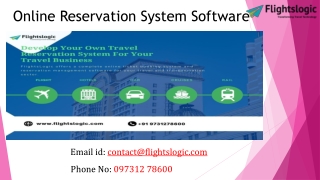 Online Reservation System Software