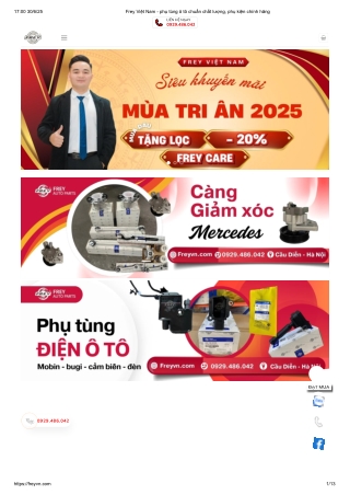 Frey Việt Nam - phụ tùng ô tô chuẩn chất lượng, phụ kiện chính hãng