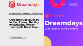 Corporate Gift Vouchers for Employees: The Key to Motivating Modern Teams with D