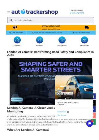 London AI Camera: Transforming Road Safety and Compliance in 2024