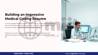 Building an Impressive Medical Coding Resume